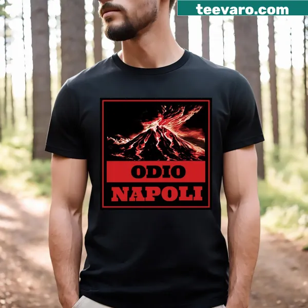 Odio Napoli T-shirt with bold typography representing team spirit