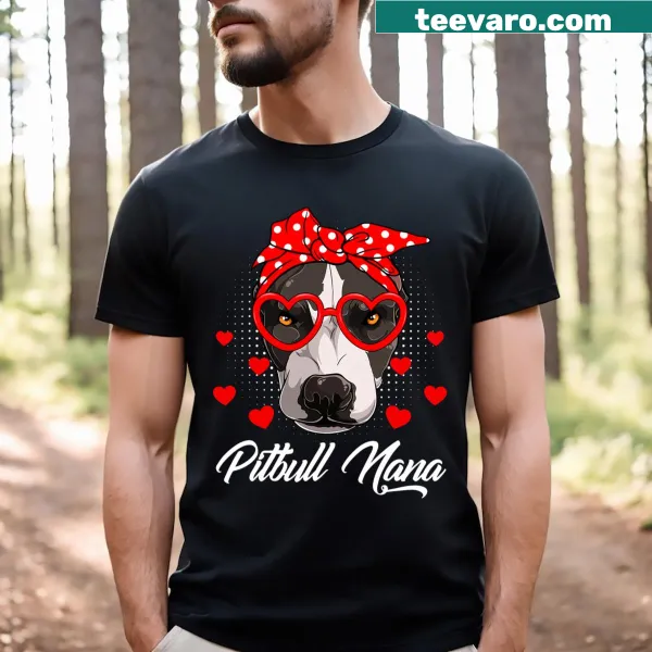 Cute dog-themed Mother's Day T-shirt for pitbull lovers