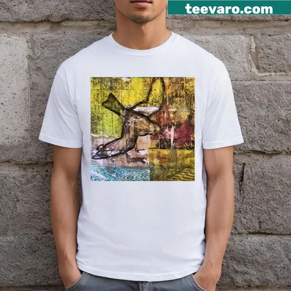 Cute yellow bird graphic T-shirt