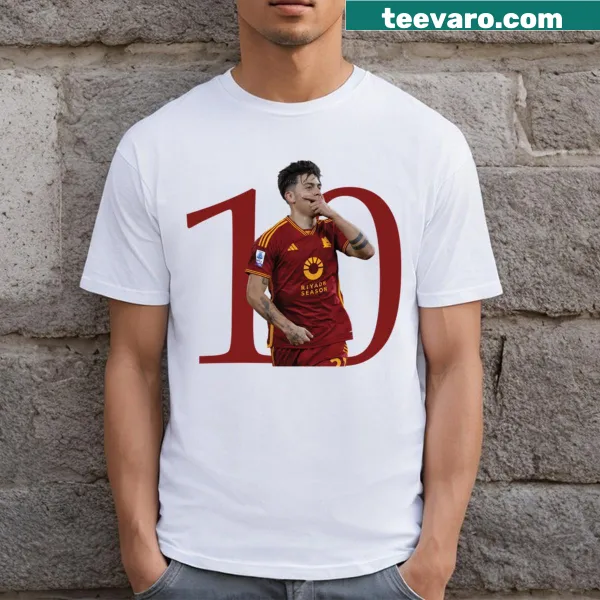 T-shirt featuring Paulo Dybala's name and number
