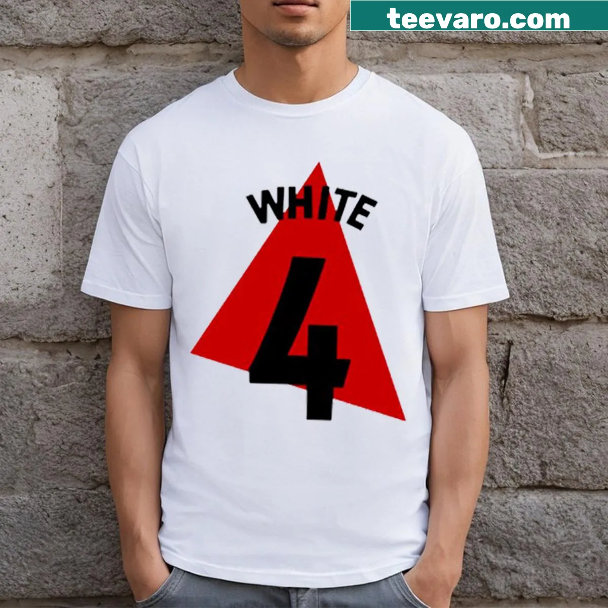 Illustration of Ben White for Arsenal FC on a T-shirt. — on a men's t-shirt
