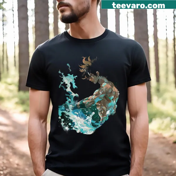 Chic vintage-distressed Demon Slayer themed t-shirt