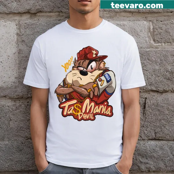 Urban typography graphic on Deviltas Streetwear T-shirt