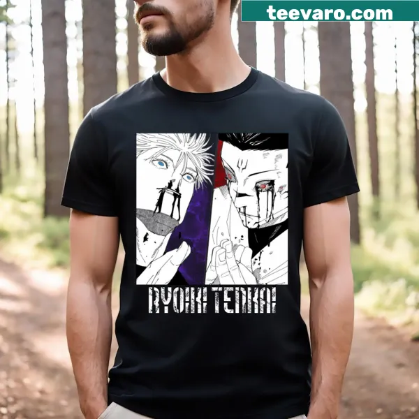Anime-inspired T-shirt with whimsical Domain Expansion graphic