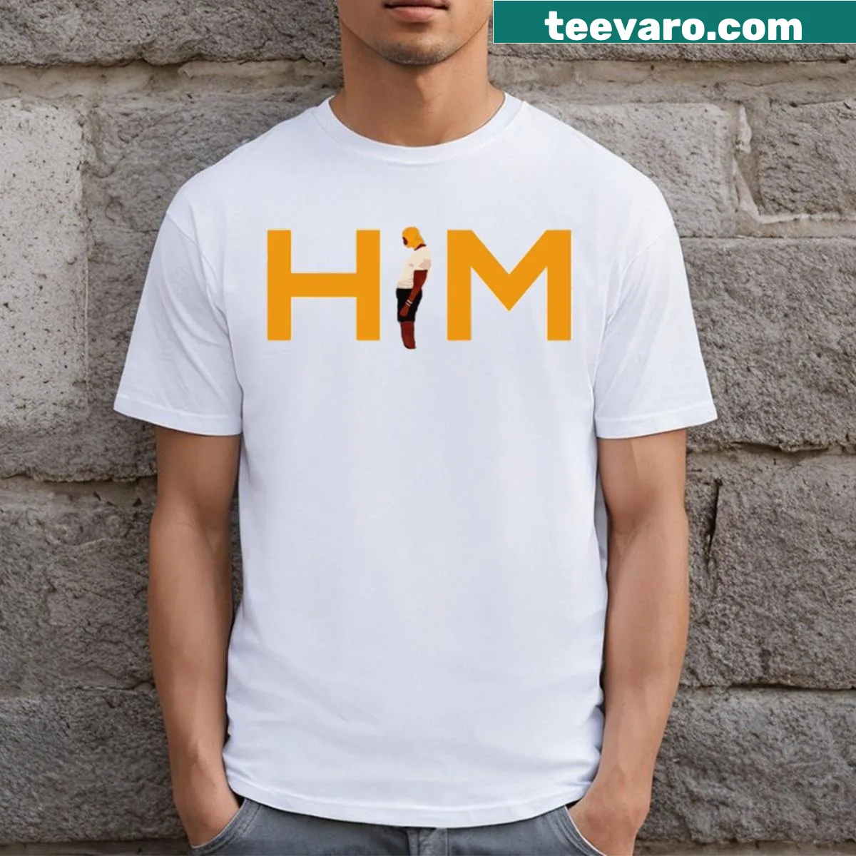 Stylish George Pickens fan t-shirt featuring bold text — on a men's t-shirt