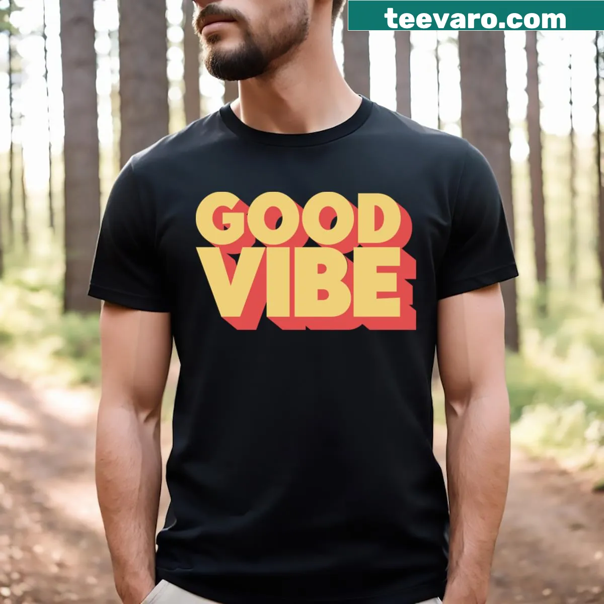Motivational T-shirt with inspiring quote about persistence — on a men's t-shirt