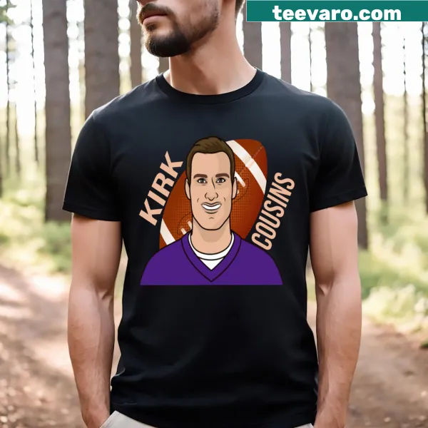 Essential shirt featuring Kirk Cousins name in bold typography