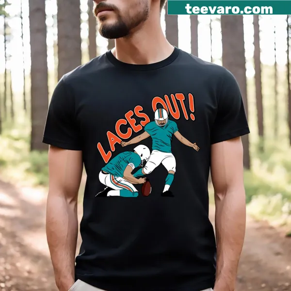 Laces Out T-shirt with bold typography design