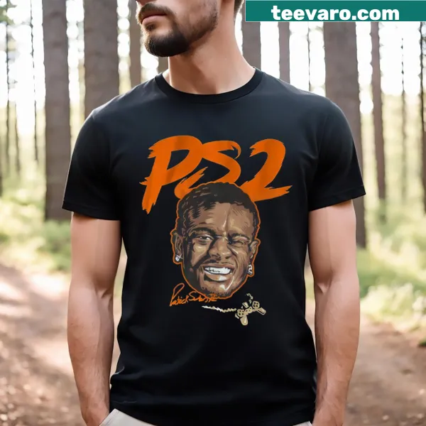 Bold graphic T-shirt supporting Patrick Surtain.