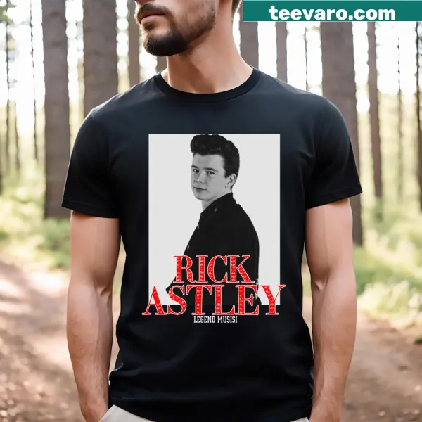 T-shirt featuring Rick Astley design