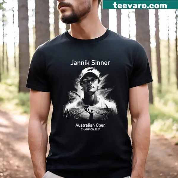 Bold design t-shirt displaying 'The Champ 2024'