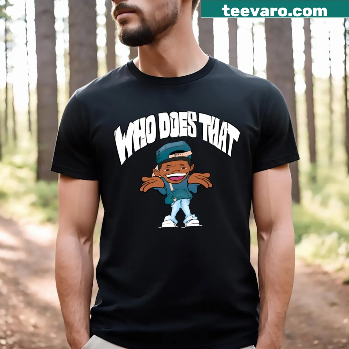 Wdt Urban Logo T-shirt featuring a dynamic gaming emblem — on a men's t-shirt