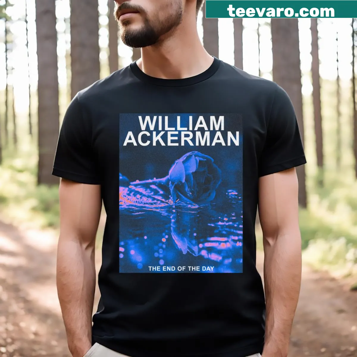 Sentimental T-shirt featuring the phrase 'The End Of The Day' — on a men's t-shirt