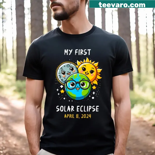 Graphic marking the total solar eclipse event for kids.