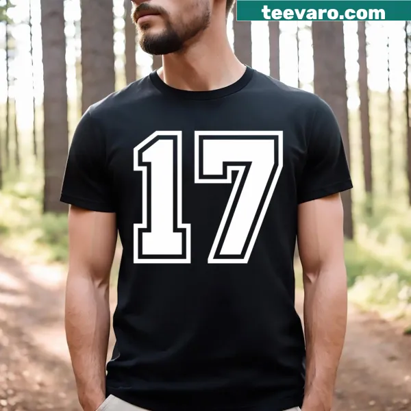 Sports Team T-shirt featuring jersey number 17