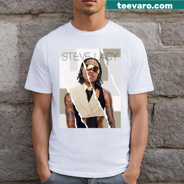 Vintage Steve Lacy T-shirt featuring classic logo design