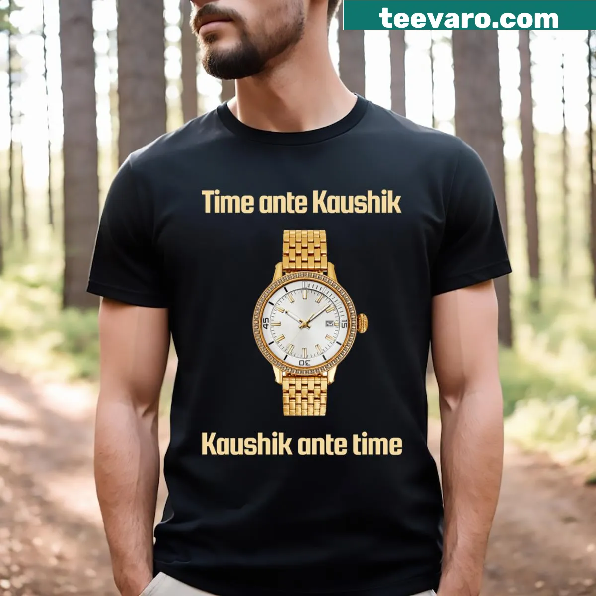 T-shirt with humorous typography referencing Pelli Choopulu — on a men's t-shirt