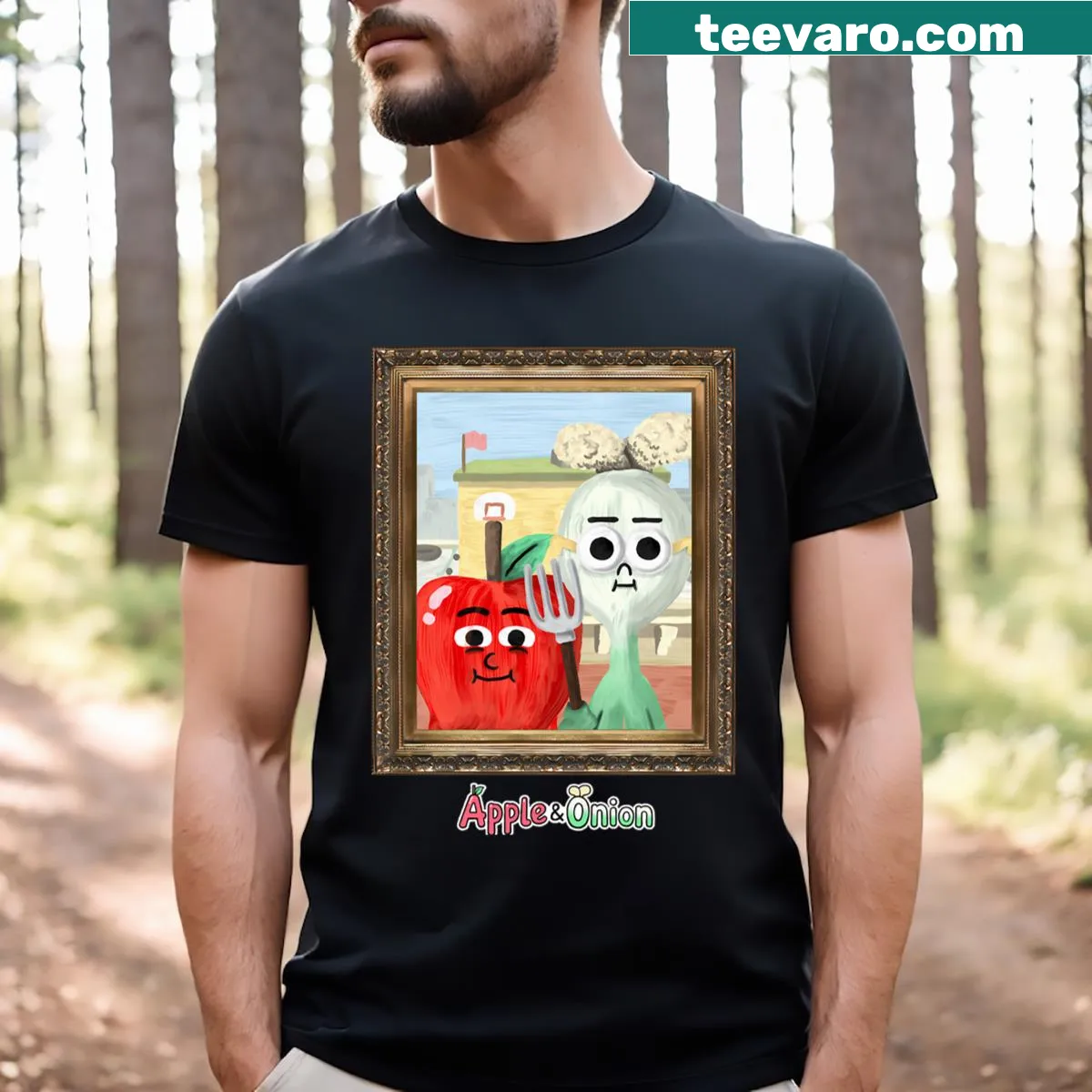 Vintage Animated Television Series T-shirt with nostalgic design — on a men's t-shirt
