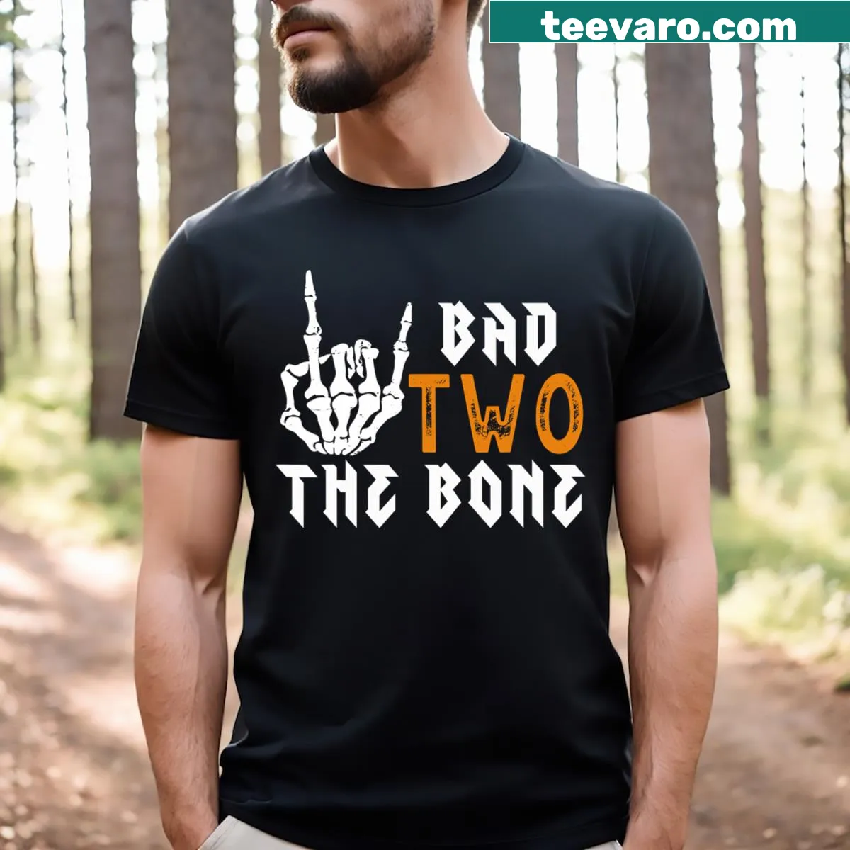 Fun birthday T-shirt for a two-year-old with playful text — on a men's t-shirt