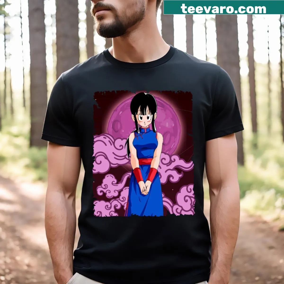 Vintage Chichi Chi Chi merch graphic t-shirt with playful text — on a men's t-shirt