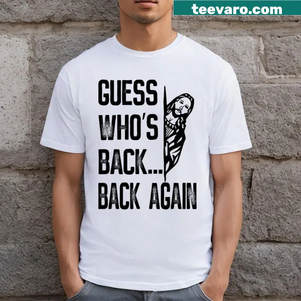 Funny Easter T-shirt featuring a playful Jesus graphic