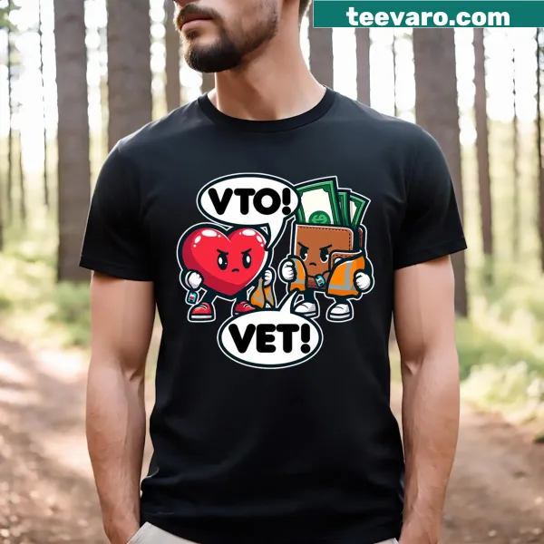 Funny veteran t-shirt with humorous text about being a vet.