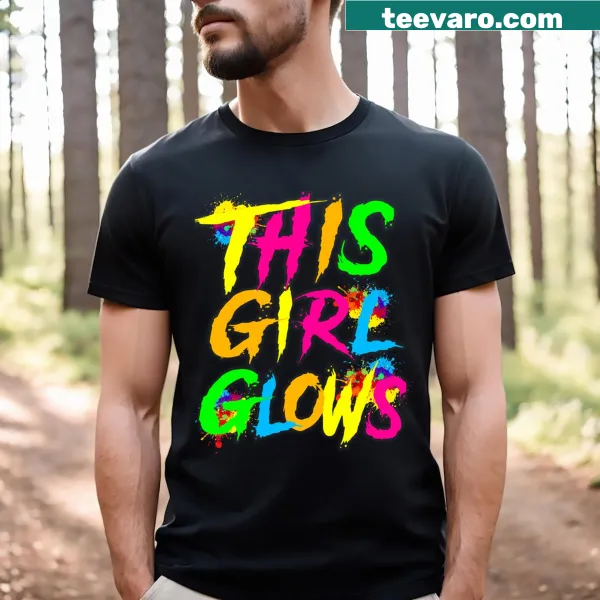 Cute girls party-themed graphic t-shirt with playful text