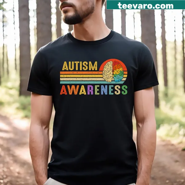 T-shirt promoting autism awareness with a thoughtful design for neurodiversity.