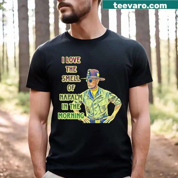 T-shirt honoring the classic film Apocalypse Now with iconic movie elements