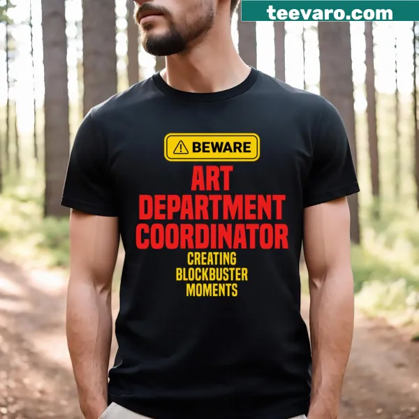 Art Department themed T-shirt celebrating film creativity