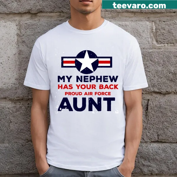 Funny quote T-shirt for proud aunts featuring playful typography