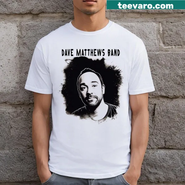 Illustrative T-shirt celebrating Dave Matthews with iconic imagery