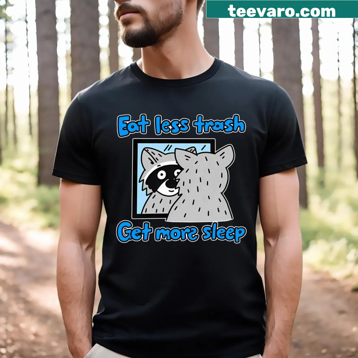 Funny cat napping during eclipse graphic T-shirt for cat lovers — on a men's t-shirt