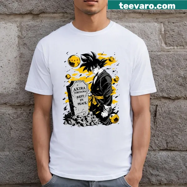Tribute to Akira Toriyama design on a T-shirt