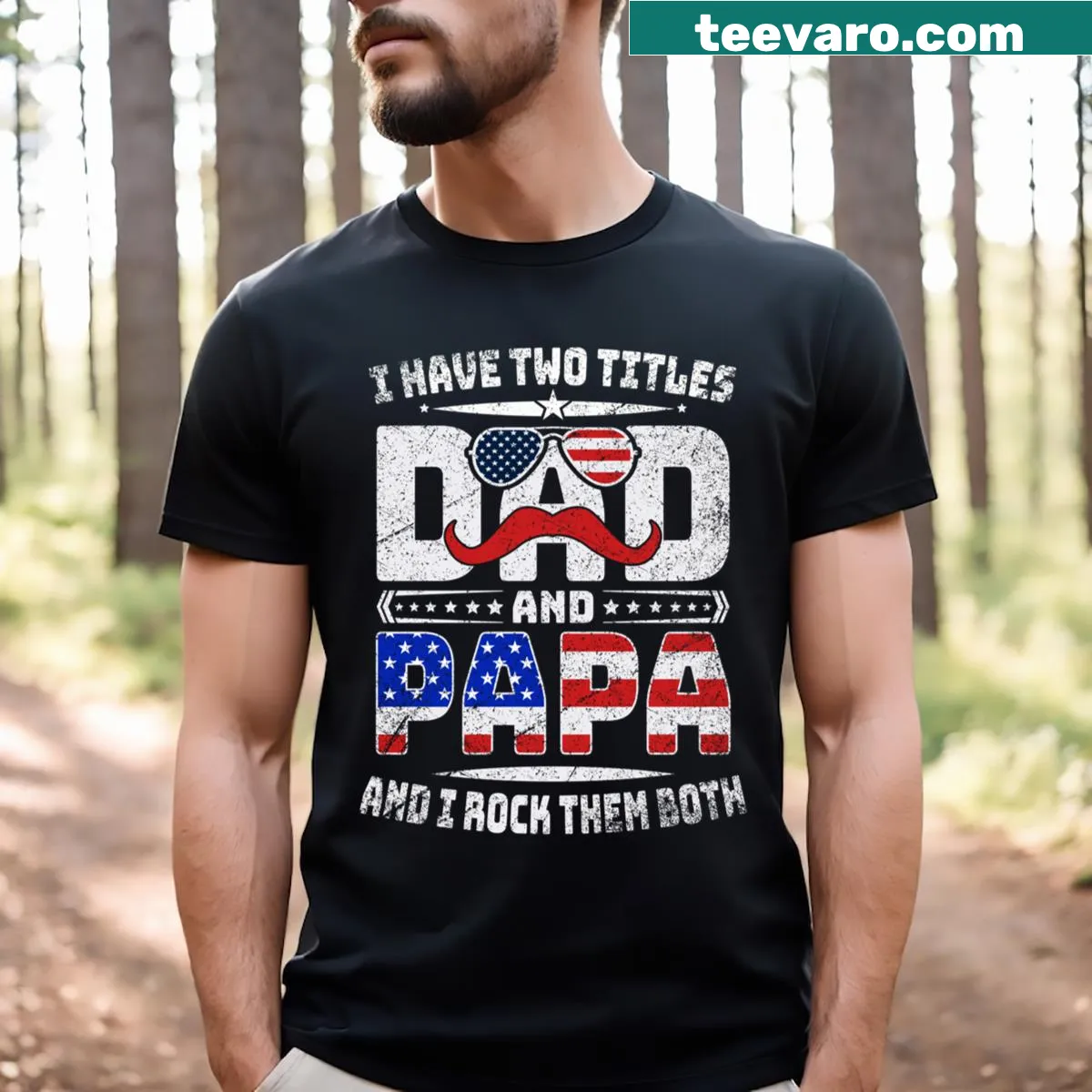 Heartfelt Father's Day t-shirt with meaningful text design — on a men's t-shirt