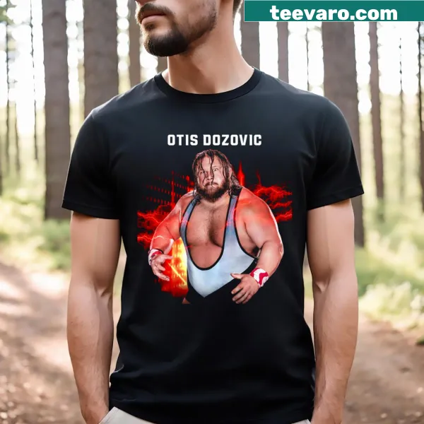 Playful Otis Dozovic graphic on T-shirt
