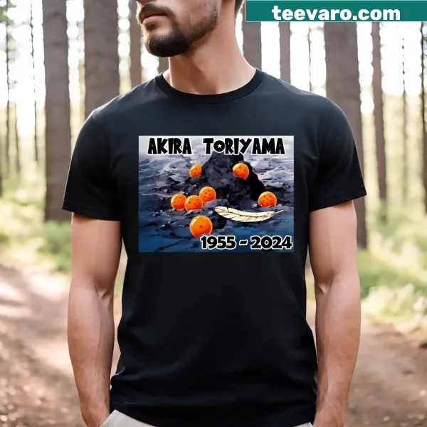 Rip Akira Toriyama T-shirt with tribute graphic