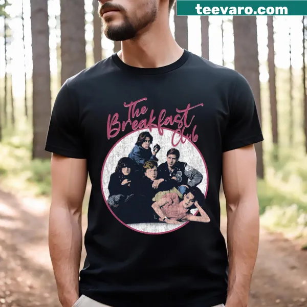 Nostalgic T-shirt inspired by The Breakfast Club 80s cult movie