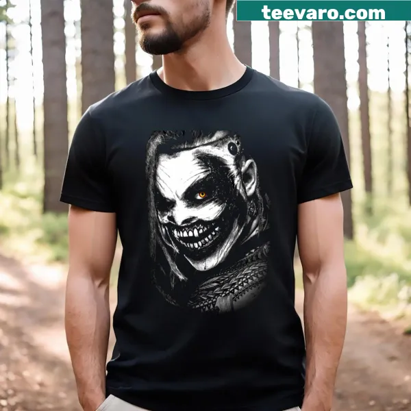 Graphic tee featuring a mysterious fiend illustration