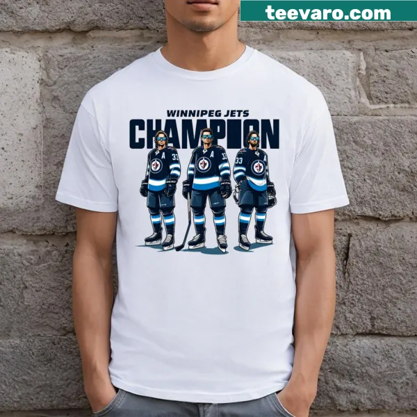 Bold Winnipeg Jets Champion T-shirt with team typography