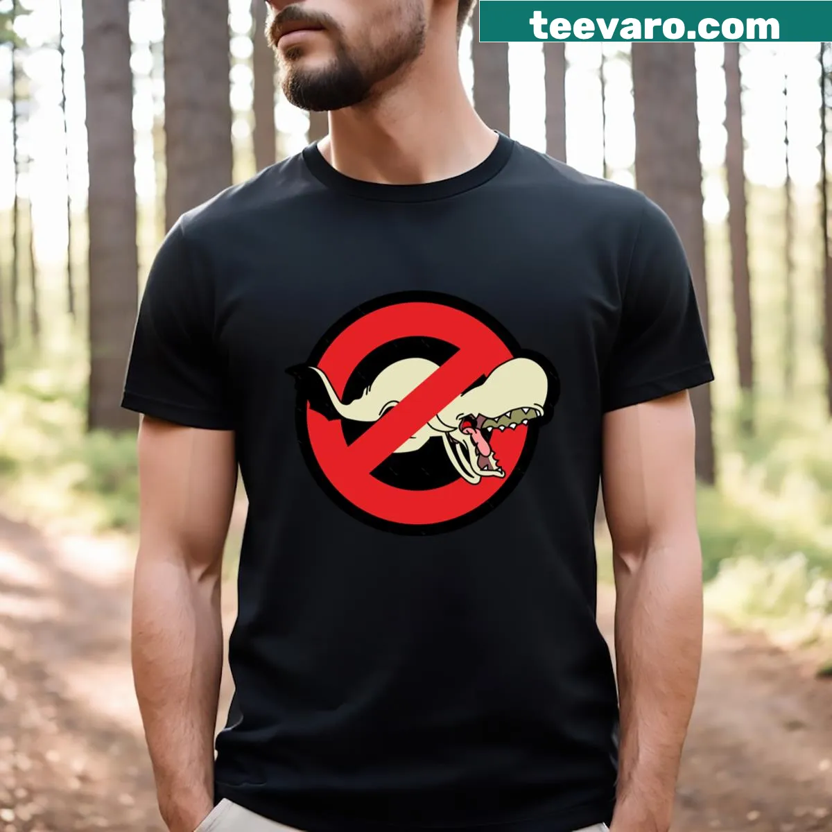 Graphic T-shirt featuring the fantasy character Gaghiel — on a men's t-shirt