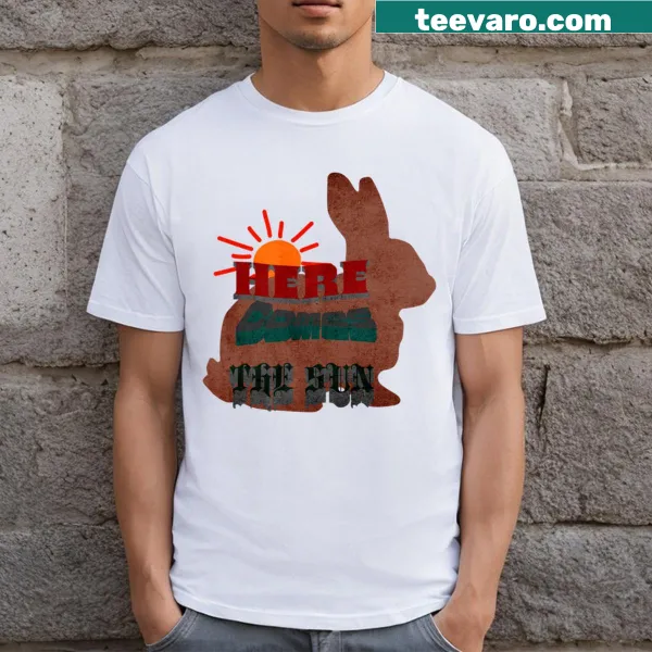 Cheerful summer-themed graphic on a T-shirt