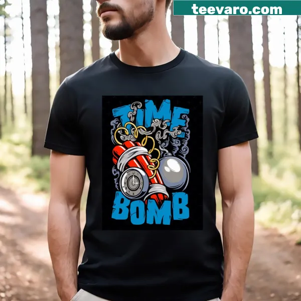 T-shirt with a sarcastic saying in bold typography