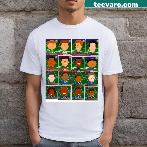 Collage design featuring backyard football moments from 1999 and 2002