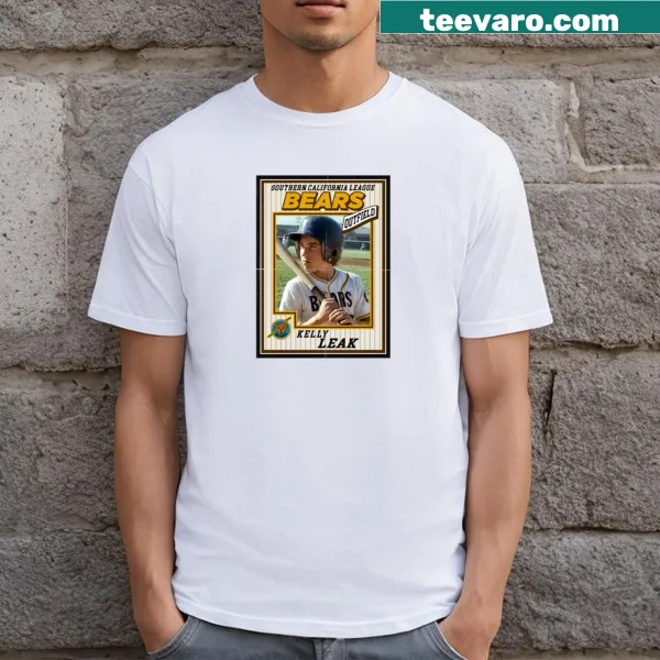 Baseball card design of Kelly Leak from Bad News Bears