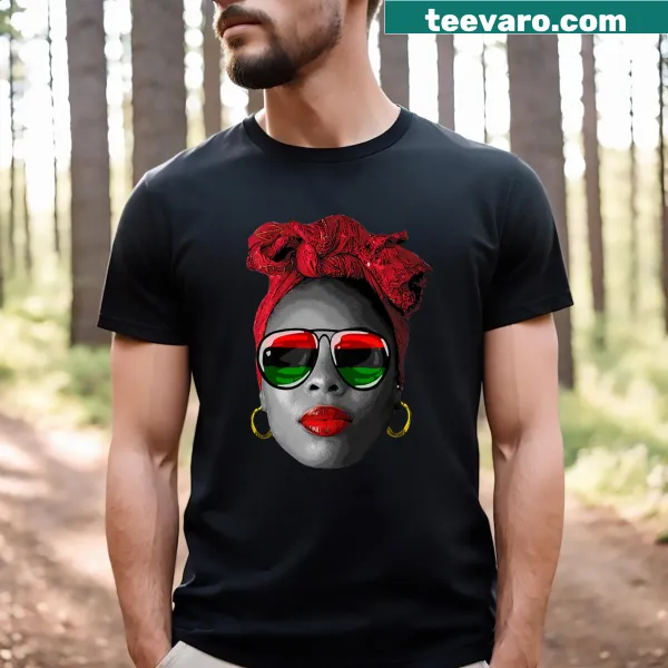 Typography T-shirt celebrating Black history and empowerment