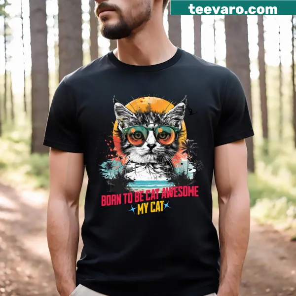 Illustrated T-shirt celebrating pet-owner companionship and joy.