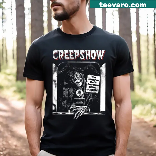 Essential Creepshow horror movie t-shirt with vintage-inspired graphics