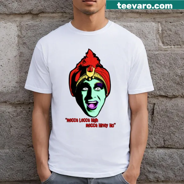 Playful T-shirt featuring Jambi the Genie character