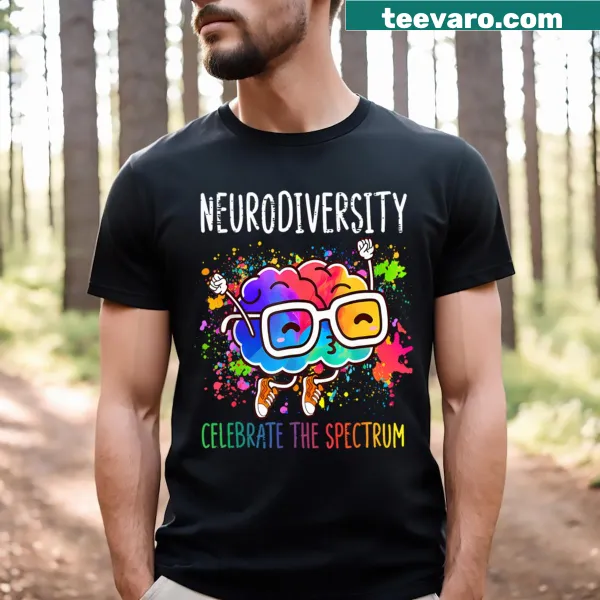 Inspirational t-shirt promoting neurodiversity awareness for kids